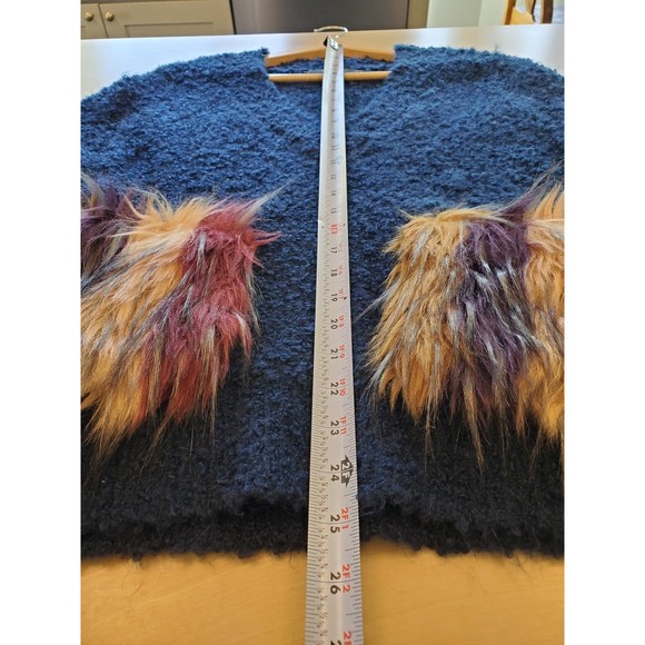 Zara Knit V-neck Wool Blend Sweater - SZ S - Picture 7 of 9